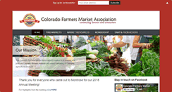 Desktop Screenshot of coloradofarmers.org