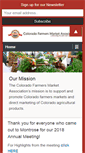 Mobile Screenshot of coloradofarmers.org